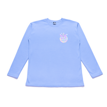 Load image into Gallery viewer, "Catguy" Taper-Fit Heavy Cotton Long Sleeve Tee Sky Blue