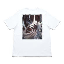 Load image into Gallery viewer, "Cursed" Cut and Sew Wide-body Tee White