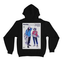 Load image into Gallery viewer, "Sunday Penny" Basic Hoodie Black