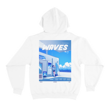 Load image into Gallery viewer, "Waves" Basic Hoodie White