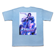 Load image into Gallery viewer, "Drive" Taper-Fit Heavy Cotton Tee Sky Blue