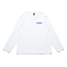 Load image into Gallery viewer, "Drive" Cut and Sew Wide-body Long Sleeved Tee White