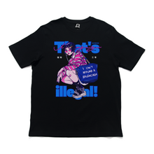 Load image into Gallery viewer, "Socks and Sandals" Cut and Sew Wide-body Tee White/Black