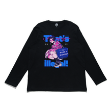 Load image into Gallery viewer, "Socks and Sandals" Cut and Sew Wide-body Long Sleeved Tee White/Black