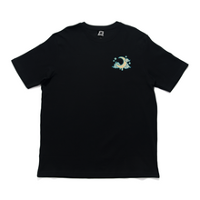 Load image into Gallery viewer, "Whale Window" Cut and Sew Wide-body Tee White/Black