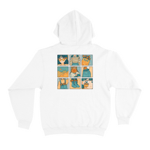 Load image into Gallery viewer, "Sunflower" Basic Hoodie White