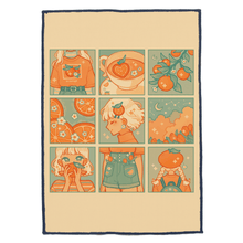 Load image into Gallery viewer, "Orange Moodboard" Rug