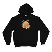 Load image into Gallery viewer, "Orange Milk" Basic Hoodie White/Black