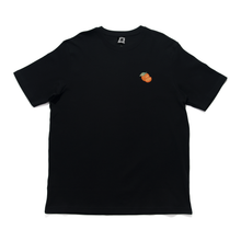 Load image into Gallery viewer, "Orange Moodboard" Cut and Sew Wide-body Tee White/Black