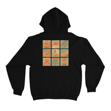 Load image into Gallery viewer, "Orange Moodboard" Basic Hoodie White/Black