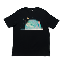 Load image into Gallery viewer, "Killing A Star" Cut and Sew Wide-body Tee White/Black