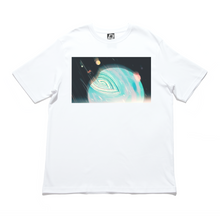 Load image into Gallery viewer, "Killing A Star" Cut and Sew Wide-body Tee White/Black
