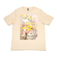 Load image into Gallery viewer, "Eyeline 7" Cut and Sew Wide-body Tee White/Beige