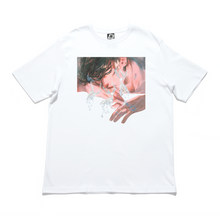 Load image into Gallery viewer, "Eyeline 8" Cut and Sew Wide-body Tee White