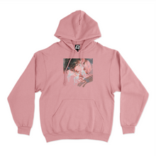 Load image into Gallery viewer, "Eyeline 8" Fleece Hoodie Light Pink