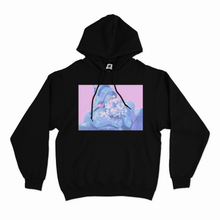 Load image into Gallery viewer, "Unit 01" Basic Hoodie Black/White