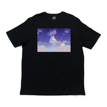 Load image into Gallery viewer, "Galaxxea" Cut and Sew Wide-body Tee White/Black
