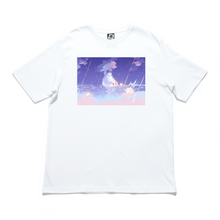Load image into Gallery viewer, "Galaxxea" Cut and Sew Wide-body Tee White/Black