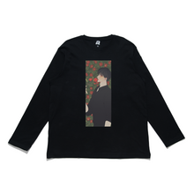 Load image into Gallery viewer, "Camellia" Cut and Sew Wide-body Long Sleeved Tee White/Black