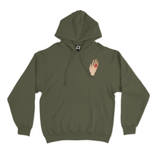 Load image into Gallery viewer, "Camellia" Fleece Hoodie Khaki