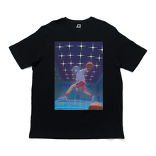 Load image into Gallery viewer, "Basket" Cut and Sew Wide-body Tee White/Black