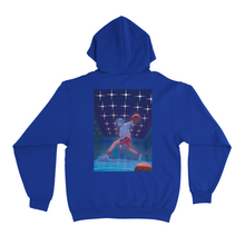 Load image into Gallery viewer, "Basket" Fleece Hoodie Cobalt Blue