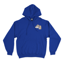 Load image into Gallery viewer, "Basket" Fleece Hoodie Cobalt Blue