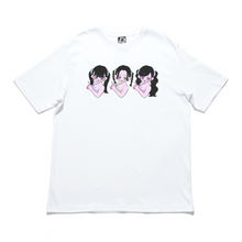 Load image into Gallery viewer, "Kirukill" Cut and Sew Wide-body Tee White/Black