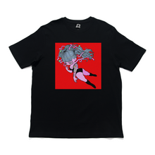 Load image into Gallery viewer, "Namida" Cut and Sew Wide-body Tee White/Black