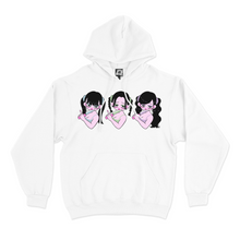Load image into Gallery viewer, "Kirukill" Basic Hoodie White/Pink