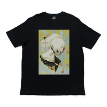 Load image into Gallery viewer, "Defaced" Cut and Sew Wide-body Tee White/Black