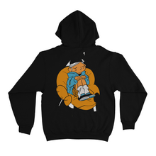 Load image into Gallery viewer, "Chocolate Cigarette" Basic Hoodie Black/White