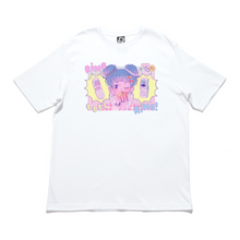 Load image into Gallery viewer, "Ring Ring!" Cut and Sew Wide-body Tee White