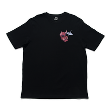 Load image into Gallery viewer, "Oni-Shikigami" Cut and Sew Wide-body Tee White/Black