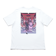 Load image into Gallery viewer, "Oni-Shikigami" Cut and Sew Wide-body Tee White/Black