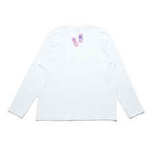 Load image into Gallery viewer, "Ring Ring!" Cut and Sew Wide-body Long Sleeved Tee White