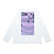 Load image into Gallery viewer, "Bunnies in Line" Cut and Sew Wide-body Long Sleeved Tee White/Black