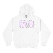 Load image into Gallery viewer, "Bunnies in Line" Basic Hoodie White/Black/Beige