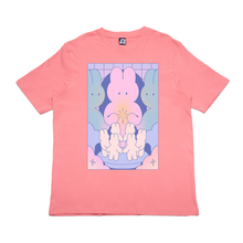 Load image into Gallery viewer, "Bunny Supremacy" Cut and Sew Wide-body Tee White/Beige