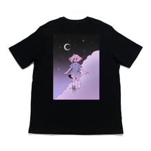 Load image into Gallery viewer, "Girl" Cut and Sew Wide-body Tee White/Black