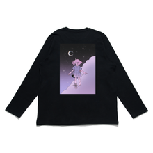 Load image into Gallery viewer, "Girl" Cut and Sew Wide-body Long Sleeved Tee White/Black