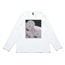 Load image into Gallery viewer, "The Seashore" Cut and Sew Wide-body Long Sleeved Tee White/Black