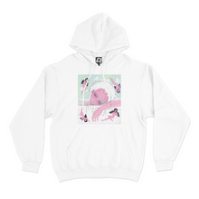 Load image into Gallery viewer, "Merry Go Round" Basic Hoodie White/Pink