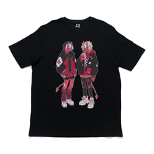 Load image into Gallery viewer, "Oni Street Fashion" Cut and Sew Wide-body Tee White/Black