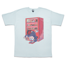 Load image into Gallery viewer, "Vending Machine" Taper-Fit Heavy Cotton Tee Sky Blue/Mint/Rose