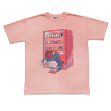 Load image into Gallery viewer, "Vending Machine" Taper-Fit Heavy Cotton Tee Sky Blue/Mint/Rose