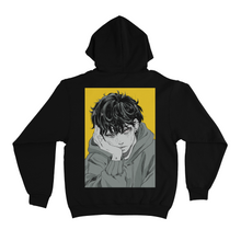 Load image into Gallery viewer, "Gray Feeling" Basic Hoodie Black/White