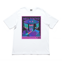 Load image into Gallery viewer, "Welcome to Neo Tokyo" Cut and Sew Wide-body Tee White/Black