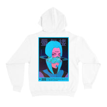 Load image into Gallery viewer, "Reality is a Hologram " Basic Hoodie Black/White