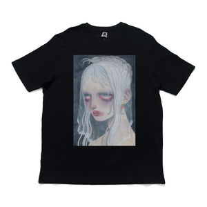 "Ghost" Cut and Sew Wide-body Tee Black